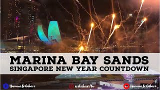 New Year CountDown Singapore 2019  Star Island 2019  The Float  Marina Bay Sands [upl. by Iuqcaj]