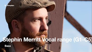 Stephin Merritt Vocal range G1C5 [upl. by Yorke868]