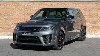 2018 Range Rover Sport 50 SVR  Corris Grey  Walkaround Interior amp Loud Revs [upl. by Apostles]