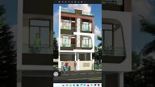 21x55 House Plan  21x55 Ghar Ka Naksha youtubeshorts house home homedesign architecture map [upl. by Evangelia400]