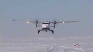 Shorts Skyvan SC7 takeoff from ice strip [upl. by Baynebridge]