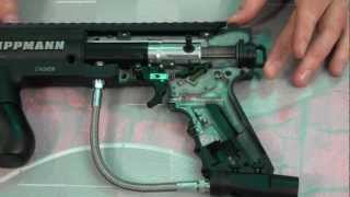 How to Install a Response Trigger Kit on a Tippmann 98 by HustlePaintballcom [upl. by Nahshon592]