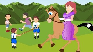 Hopp hopp hopp Pferdchen lauf Galopp  Kindrelieder deutsch [upl. by Bbor]