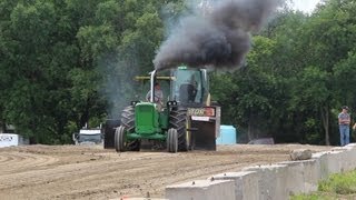 Jesup Iowa tractor pull August 3rd 2013 [upl. by Ahsenod]