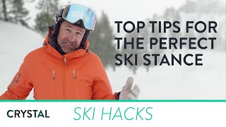 Ski Hacks  Top Tips For The Perfect Ski Stance  Crystal Ski Holidays [upl. by Loydie]