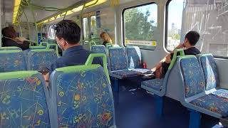 Alphington station train ride to Flinders street stationHurstbridge line Melbourne Australia [upl. by Dnomyad]