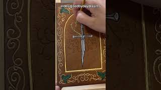 Rebinding lordoftherings into leatherboundbooksDIY BOOKBINDING specialedition art leatherbook [upl. by Mukund]