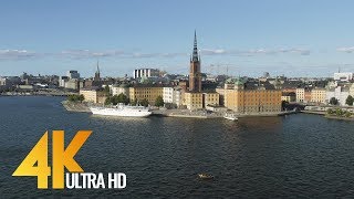 4K Stockholm Sweden  Cities of the World  Urban Life Documentary Film  Part 2 [upl. by Waverley]