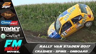 Rally van Staden 2017  Crashes  Spins  Onboard HD [upl. by Yvonne]