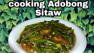 cooking adobong sitaw for my Family [upl. by Anoniw]