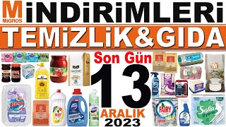 MİGROS İNDİRİMLERİ BU HAFTA GIDA ampTEMİZLİK  MİGROSKOP SON GÜN 13 ARALIK  MİGROS MARKET İNDİRİMLERİ [upl. by Nylkcaj]