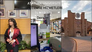 Eczane hizmetleri bölümü Erzurum Atatürk Üniversitesi bölüm zorluğu iş imkanları eczane universe [upl. by Eidok]