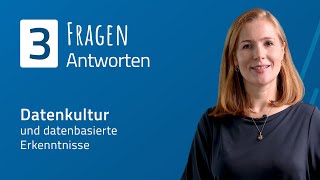 3 Fragen 3 Antworten Datenkultur und datenbasierte Erkenntnisse mit Sandra von Disy [upl. by Guidotti52]