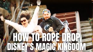 How To Disney Rope Drop at Magic Kingdom [upl. by Phia]