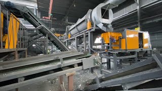 Aluminium Recycling Plant  Ferrous  Non Ferrous Metal Separation [upl. by Perlman]