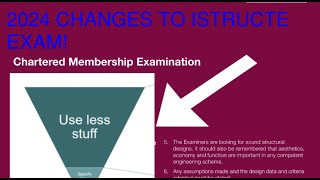 2024 Changes to IStructE exam [upl. by Avi64]