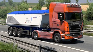 ETS 2  Using the Schmitz Cargobull SKI LIGHT Tipper Trailer to Transport Stone Dust Part 2 [upl. by Urita899]