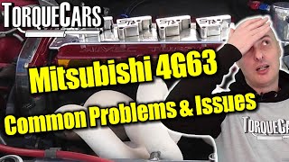 Mitsubishi 4G63 Common Problems amp Tuning Issues Crank Walk Con Rod amp Crankshaft [upl. by Cullin]