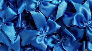 Laço Perfeito Com Fita de Cetim  Passo a Passo  DIY  Perfect Ribbon Bow  Easy Tutorial [upl. by Naujled]