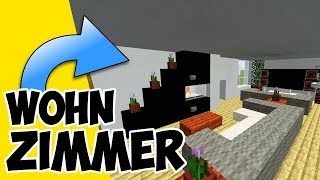 Wie baut man ein modernes Wohnzimmer in Minecraft  Minecraft Wohnzimmer bauen [upl. by Ackerley]