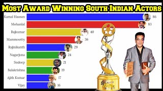 Most Award Winning South Indian Actors  Filmfare awards  Nationals Awards  kamal  Mobile Craft [upl. by Kirkwood]