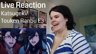 KatsugekiTouken Ranbu Episode 3 Live Reaction [upl. by Yrakcaz]