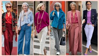 Timeless Fashion for Women Over 506070🎀👗💄 Effortless Style Secrets to Look Chic at Any Age🎀♥️ [upl. by Ntisuj677]