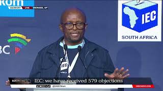 2024 Elections  IEC Chairperson Mosotho Moepya briefs the media [upl. by Trilbie]