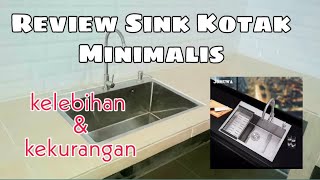 REVIEW SINK CUCI PIRING KOTAK MINIMALIS MERK INOBE [upl. by Ardnekat]