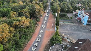 Our Lady Of Loreto Church Aerial view Loreto  Bantwal Mangalore Diocese [upl. by Houston]