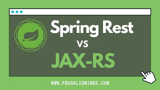 Using Spring Boot With JAXRSJersey  Comparing Spring Boot With JAXRS [upl. by Ricardo]