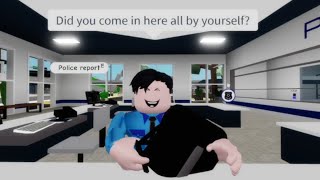 When you accidentally rob a police station😂 Roblox Meme [upl. by Edals693]