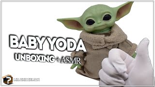 Baby Yoda 11 inch Plush Toy Unboxing from The Mandalorian ● ASMR video review [upl. by Gibbon]