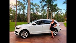 SOLD 2013 Audi Q7 S Line Quattro Review amp Test Drive wMaryAnn For Sale By AutoHaus of Naples [upl. by Akinajnat]