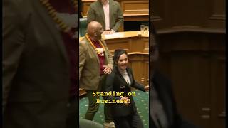 New Zealand MP’s disrupts parliament news trending haka [upl. by Anallise378]