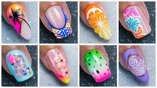 10 New Summer Nail Art Ideas 2024  Best Relaxing Nail Art Compilation [upl. by Tiebold]