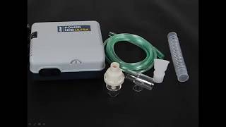 Instructions for using Power Neb Ultra Compressor Nebulizer [upl. by Etnasa]