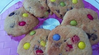 Recette Cookies mampms fourrés au Nutella The best cookie recipe [upl. by Thetisa]