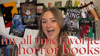 MY ALL TIME FAVORITE HORROR BOOKS  top 12 best horror book recommendations 2023 [upl. by Seamus]