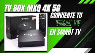 ✔️TV BOX ANDROID MXQ 4k PRO 5G MIRA LO QUE PUEDES HACER [upl. by Vicky]