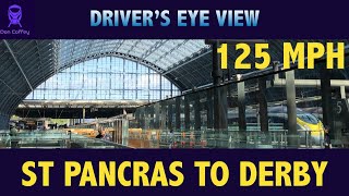 St Pancras to Derby  125 mph [upl. by Crockett199]