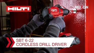 Hilti Nuron SBT 622 Cordless Drill Driver  Features and Benefits [upl. by Christis137]