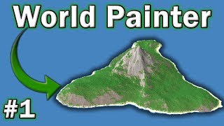 🗺️ World Painter Tutorial  1  How to Make Custom Maps in Minecraft [upl. by Haimorej]