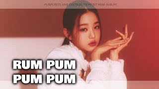 PURPURITE자반석  RUM PUM PUM PUM Line Distribution [upl. by Leelahk233]