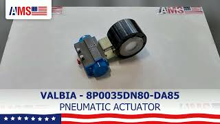 VALBIA 8P0035DN80DA85 PNEUMATIC ACTUATOR [upl. by Ammadas]