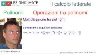 Espressione  prodotto tra due o più polinomi  programma primo anno [upl. by Igic]