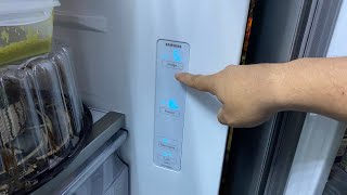 Como ajustar la temperatura de tu refrigerador Samsung ✔ Hace hielos este modelo 3 puertas [upl. by Noj]