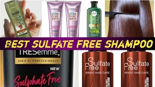 Sulphate and paraben free shampoos for dry and chemically treated hair Top 7 sulfate free Shampoo [upl. by Nonnac]