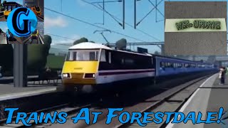 Trains At Forestdale In British Railway [upl. by Blaseio]