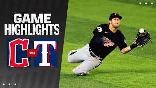 Guardians vs Rangers Game Highlights 51424  MLB Highlights [upl. by Iniretake]